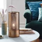 Modern bordslampa mässing, Albina, med brytare