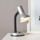 Plast skrivbordslampa grå, Loet, med brytare