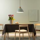 Rustik fönsterlampa grön, Thalina