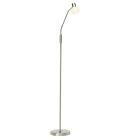 Metall golvlampa krom, Jaydah, med brytare