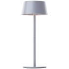 Modern utomhus vägglampa solcell grå, Soumaya, 4W, 3000K LED, IP44, 3 stegs dimmer