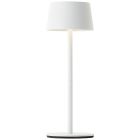 Modern bordslampa utomhus vit, Petter, 2W, 3000K LED, IP44, 3 stegs dimmer