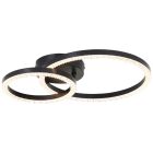 Design taklampa svart, Maladon, 22W, 3000K LED