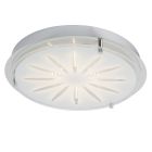 Glas vägglampa krom, Danae, 15W, 3000K LED