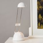 Modern skrivbordslampa vit, Louna, 6W, 2700K LED, med brytare