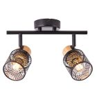 Trä spotlight tak svart, Sherona