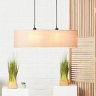 Trä fönsterlampa beige, Enna