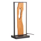 Rustik bordslampa brun, Raynor, 10W, 3000K LED, med brytare