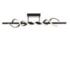 Modern taklampa svart, Quang, 20W, 3000K LED