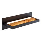 Rustik vägglampa brun, Raynor, 9,5W, 3000K LED