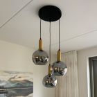 Design fönsterlampa grå, Giada