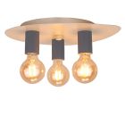 Metall taklampa blå, Leilani