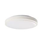 Vit modern plafond plast, Kos, 16W, 3000K LED