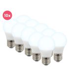 10-pack Lagiba E27 LED lampa Bradley, P45, 3W, 6500K
