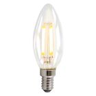 Dimbart Olucia E14 LED-ljus, 3w, Transparent glas, 2700k