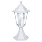 Vit klassisk utelampa aluminium, Alieke, IP44
