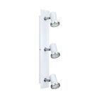 Krom modern spotlight tak glas, Jasmijn, IP44