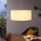Vit modern fönsterlampa tyg, Abano