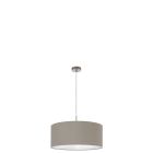 Taupe modern fönsterlampa tyg, Abano