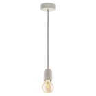Grå fönsterlampa metall, Christel