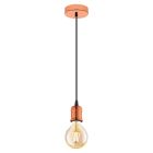 Koppar vintage fönsterlampa metall, Christel