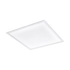 Vit modern plafond aluminium, Cathy, 40W, 4000K LED