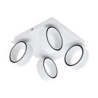 Krom modern spotlight tak aluminium, Gabi, 5w, 3000K LED