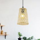 Rustik fönsterlampa trä, Maiko