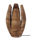 Svart rustik bordslampa stål, Joyca, med brytare