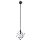 Svart industri fönsterlampa stål, Aemilius