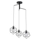 Svart industri fönsterlampa stål, Aemilius