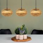 Brun rustik fönsterlampa metall, Firenze