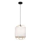 Vit retro fönsterlampa tyg, Rocco