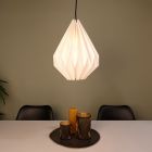 Papper fönsterlampa vit, Leco