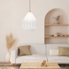 Papper fönsterlampa vit, Leco