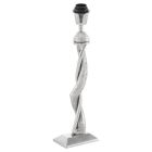 Nickel modern bordslampa utan skärm aluminium, Mason, med brytare