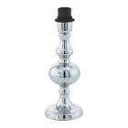 Krom design bordslampa utan skärm stål, Mason, med brytare