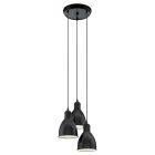 Svart industri fönsterlampa metall, Lavinio