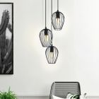 Svart industri fönsterlampa metall, Kitana