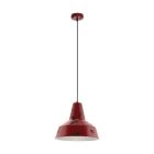 Röd retro fönsterlampa metall, Praia