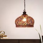 Koppar orientalisk fönsterlampa metall, Ahmad