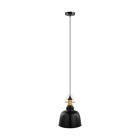 Svart retro fönsterlampa metall, Alain