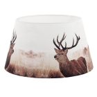 Brun rustik lampskärm tyg, Noah