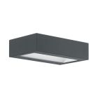 Antracit modern utelampa stål, Simen, 4W, 3000K LED, IP44