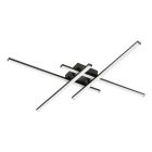 Svart design plafond plast, Vidya, 20W, 4000K LED, 3 stegs dimmer