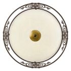 Brun klassisk plafond glas, Denia