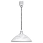 Vit klassisk fönsterlampa glas, Brandon