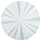 Vit plafond glas, Bada