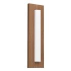 Brun modern utelampa aluminium, Bernardo, 7W, 3000K LED, IP44