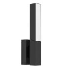 Svart modern utelampa aluminium, Salman, 4,5W, 3000K LED, IP44